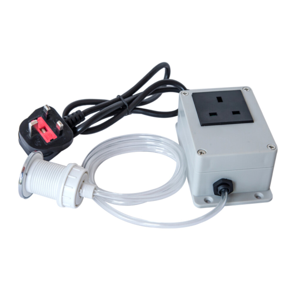 (Chrome) Air Switch For Spa/Waste/Garbage Disposal (Insinkerator) 230V Uk Socket 606034543287