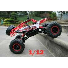( Red, 28cm(1:16)) Large Remote Control RC Cars Big Wheel Car Monster Truck 4WD Kid Toy Electric