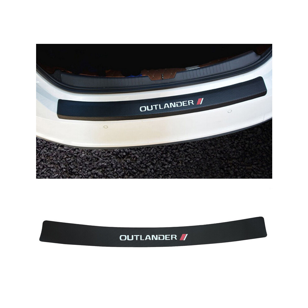Newjass Rear Bumper Guard Protector Trim Car Trunk For Mitsubishi Outlander