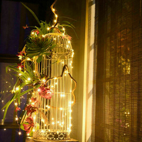 (20m-200LED, Warm White) USB LED Micro Rice String Fairy Lights Party Decor 2
