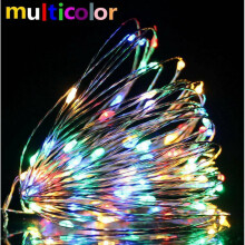 (30m-300LED, Colourful ) USB LED Micro Rice String Fairy Lights Party Decor