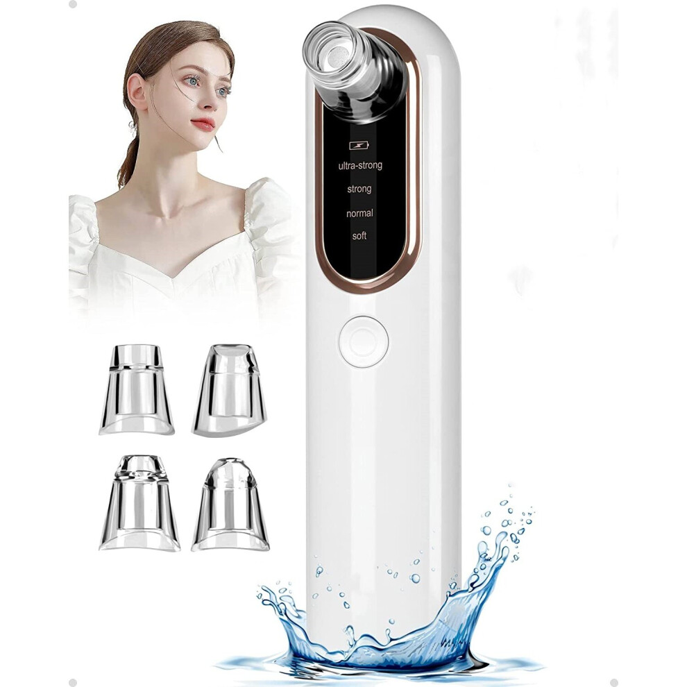 Irich Blackhead Remover Vacuumï¼Facial Pore Cleanerï¼Electric Acne Comedone Whitehead Extractor Tool