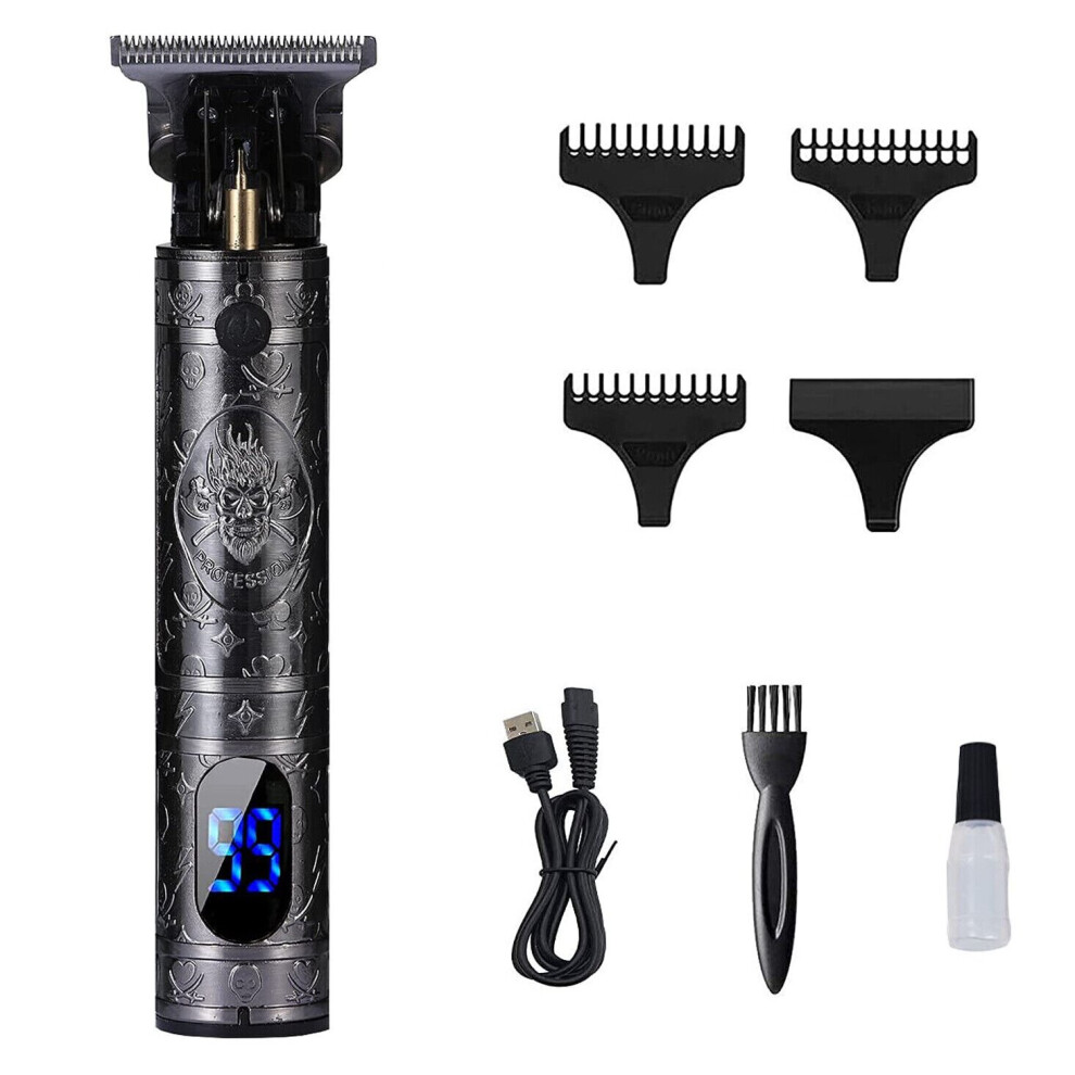 Flemye ( Gun Colour) Professional Men Hair Clippers Trimmer Machine Cordless Beard Electric Shaver