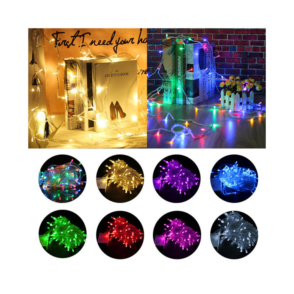 100leds String 10m Fairy Lights Christmas Tree Light Xmas Party Wedding Lamp Eu