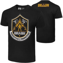 WWE Braun Strowman "Monsters of Monsters" T-Shirt - Small Black