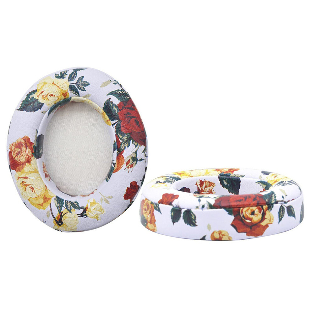 ( Flower) Replacement Sponge Ear Pad Soft Earpads Cushions For Beats Studio 2.0/ 3.0 Headphones White 9147119943048
