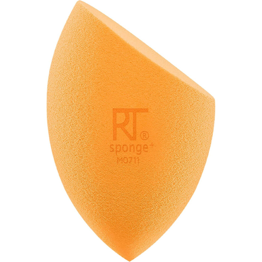 REAL TECHNIQUES Miracle Complexion Makeup Sponge for full cover foundation (Packaging and Colour May Vary) Orange