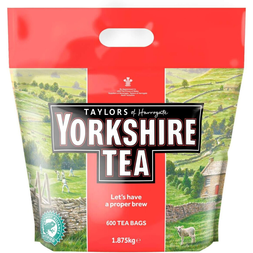 Yorkshire Tea Bags 1.875 Kg (600 Tea Bags)