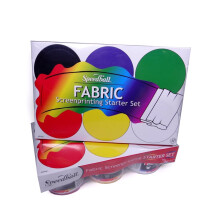 Speedball Fabric Screen Printing Starter Set (6 colours)