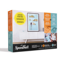 Zestaw Speedball Intermediate Deluxe do sitodruku zawiera emulsje fotograficzna z farba bazowa
