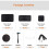 Shoe rack with shelf black modern Storage Bookshelves Clothes 16 Cube 3