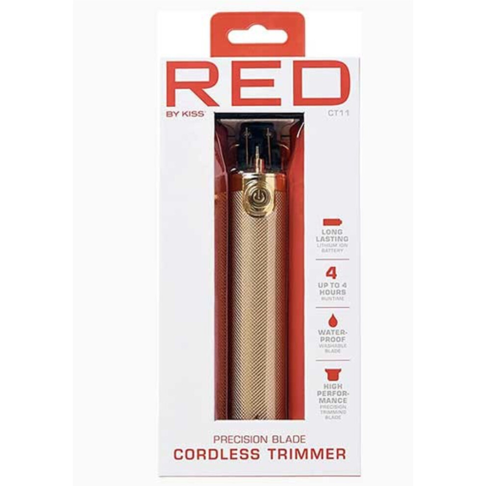 Red By Kiss Precision Blade Cordless Trimmer Ct11