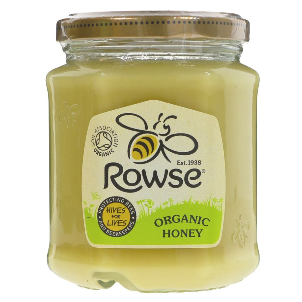 Rowse Organic Honey - Set 340G ( Pack Of 6 )