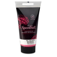 Speedball wasserlösliche Druckfarbe, 2,5-Unzen Tube, fluoreszierendes Hot Pink