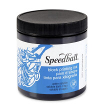 Speedball Wasserlösliche Blockdruckfarbe, 227 g, Schwarz