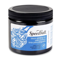 Speedball wasserlösliche Blockdruckfarbe, Weiß, 1 Pfund - 380819