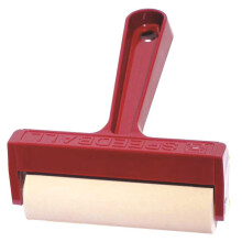 Speedball Pop-In Soft Rubber Brayer, 4" - Roller für Basteln und Druck, Komfortgriff