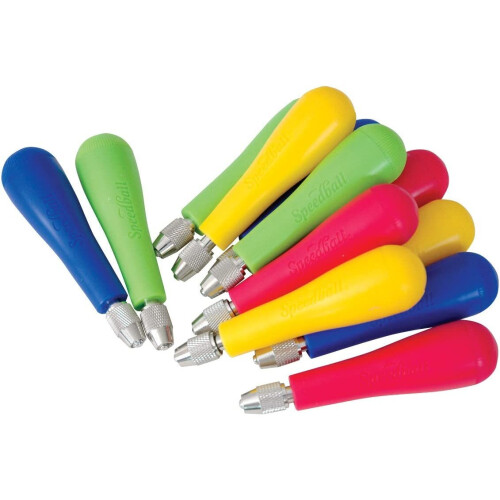 Speedball Lino Handles Assorted Colours (12pk)