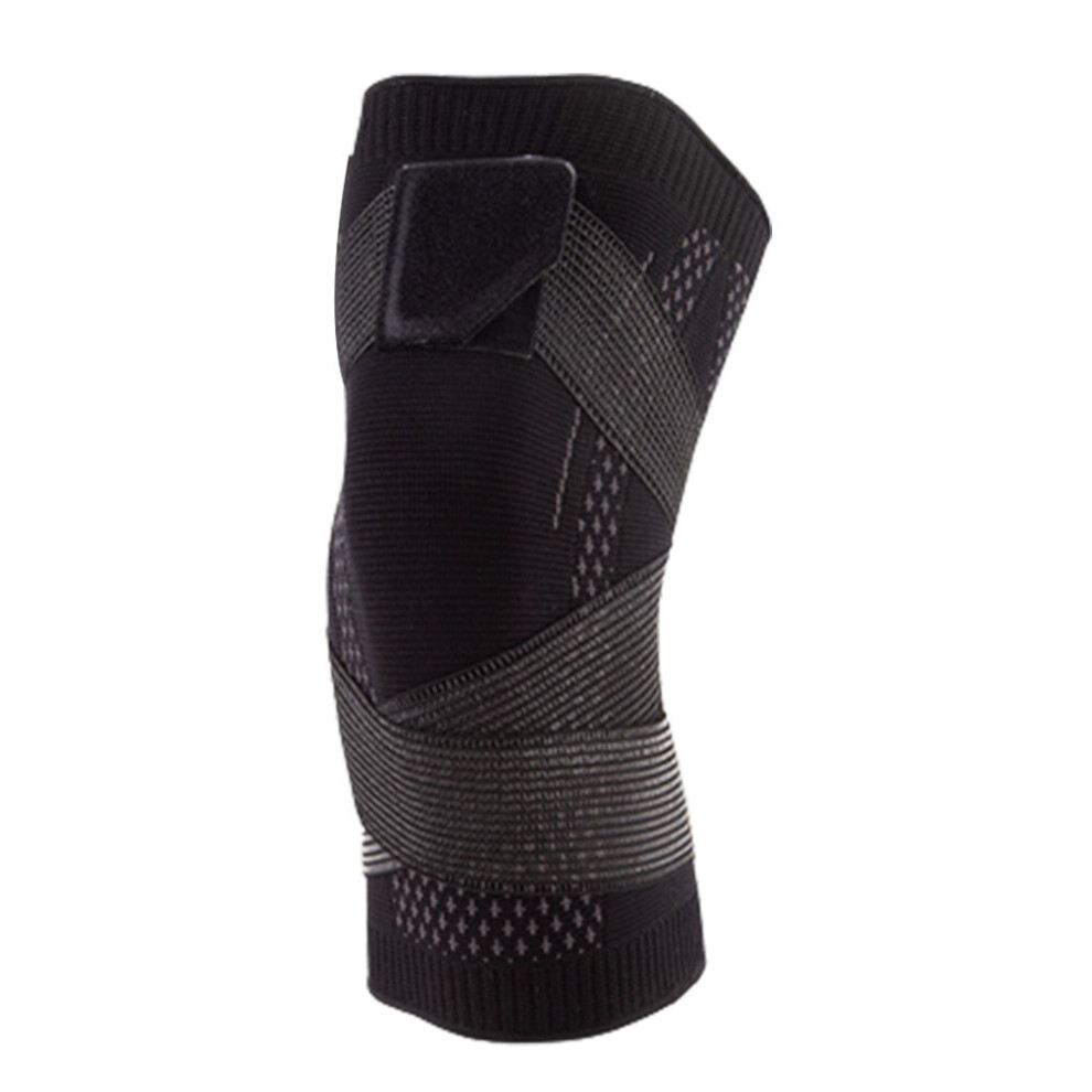Black (Xl, ) Knee Compression Sleeve Nylon Breathable Knee Pads Running Strap Knitted Sports Workout Support Knee Brace