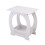 White Small Bedside Table 3