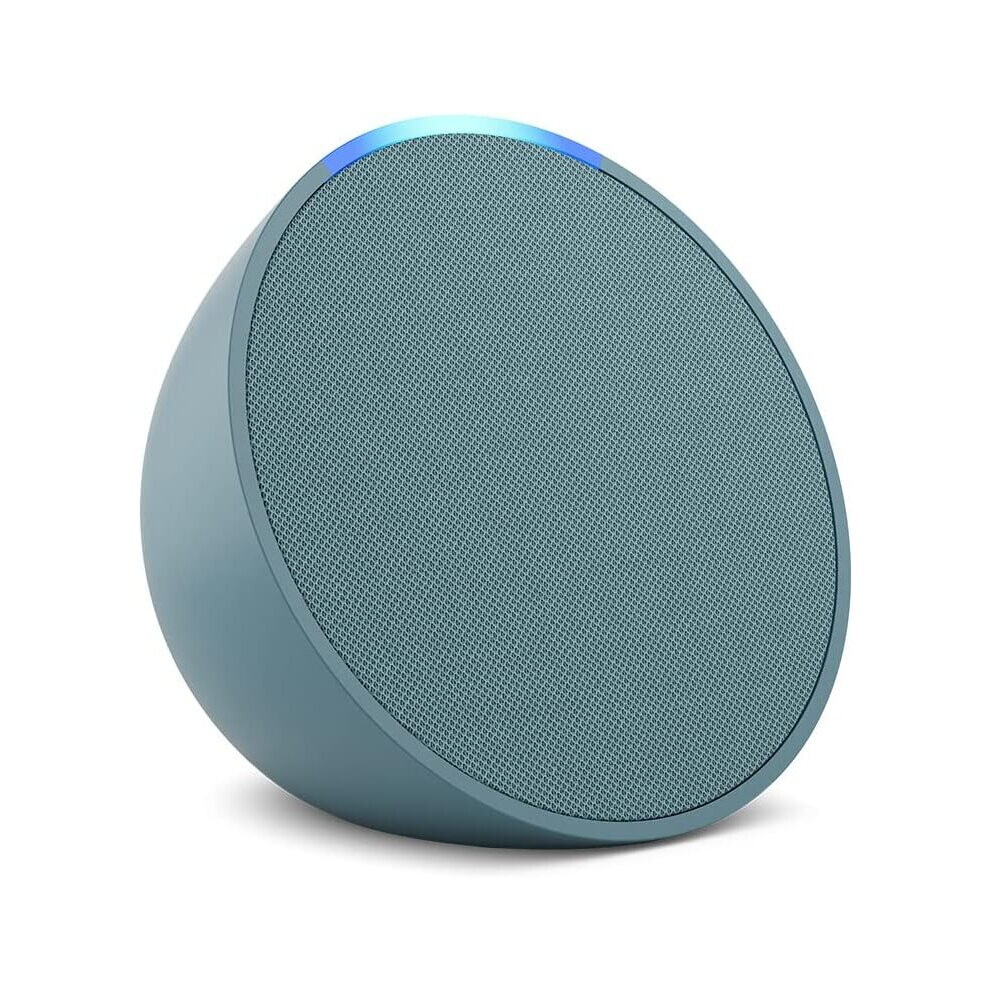 (Midnight Teal) Echo Pop | Full sound compact Wi-Fi and Bluetooth smart speaker with Alexa