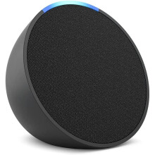 (Charcoal) Echo Pop | Full sound compact Wi-Fi and Bluetooth smart speaker with Alexa