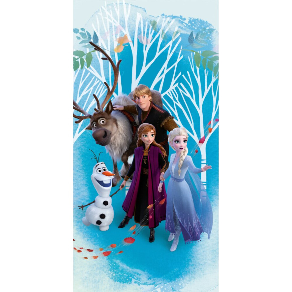 Disney Frozen Bath Beach towel 140 x 70 cm 100% Cotton - Anna & Elsa