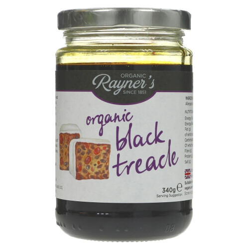 Rayners Black Treacle - organic 340g ( pack of 6 ) 1