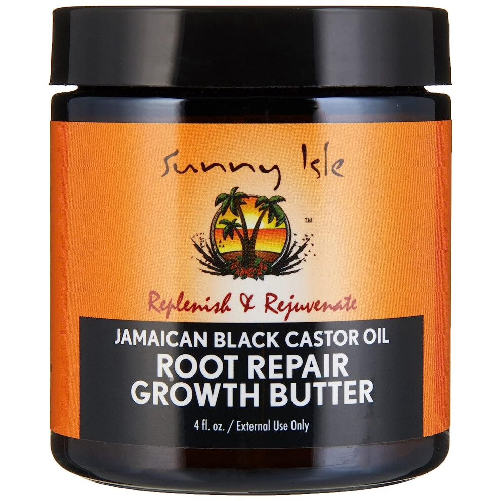 Sunny Isle Black Jamaican Castor Oil Root Repair Growth Butter 4Oz