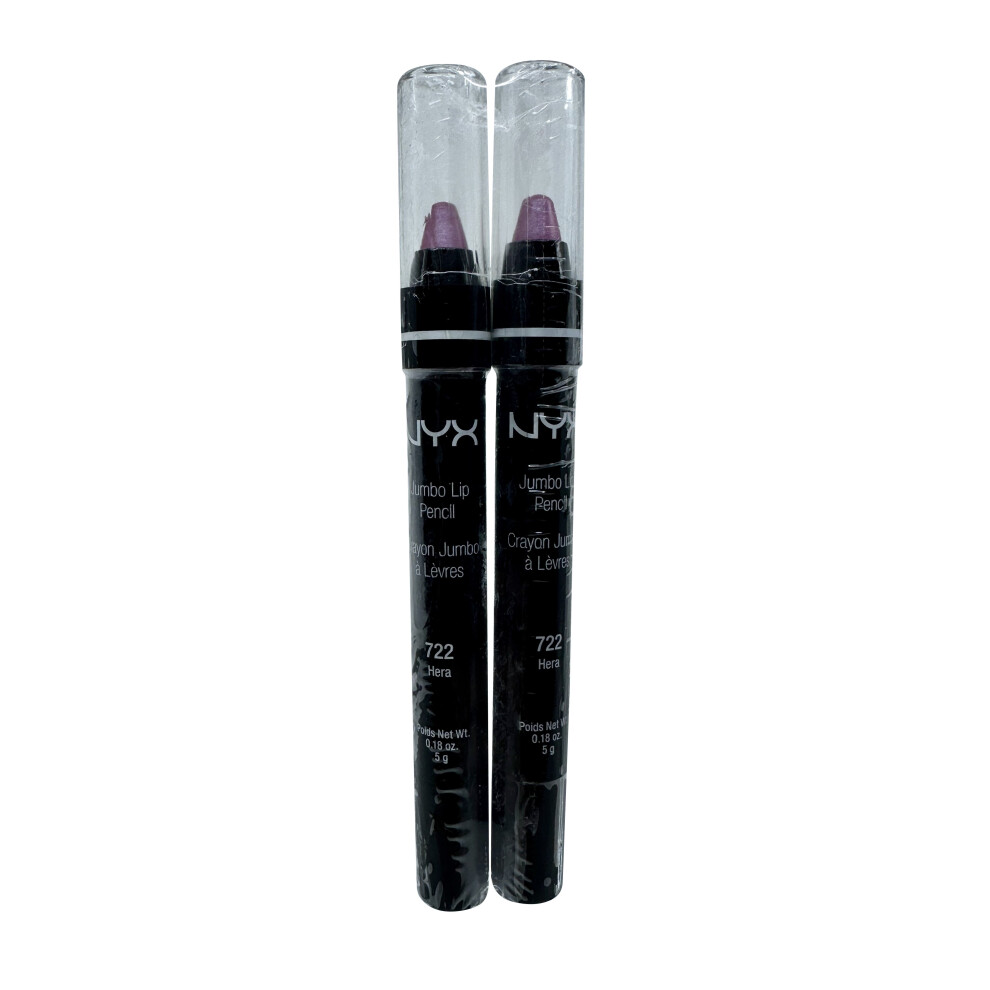 NYX Jumbo Lip Pencil 722 Hera 0.18 OZ Set of 2