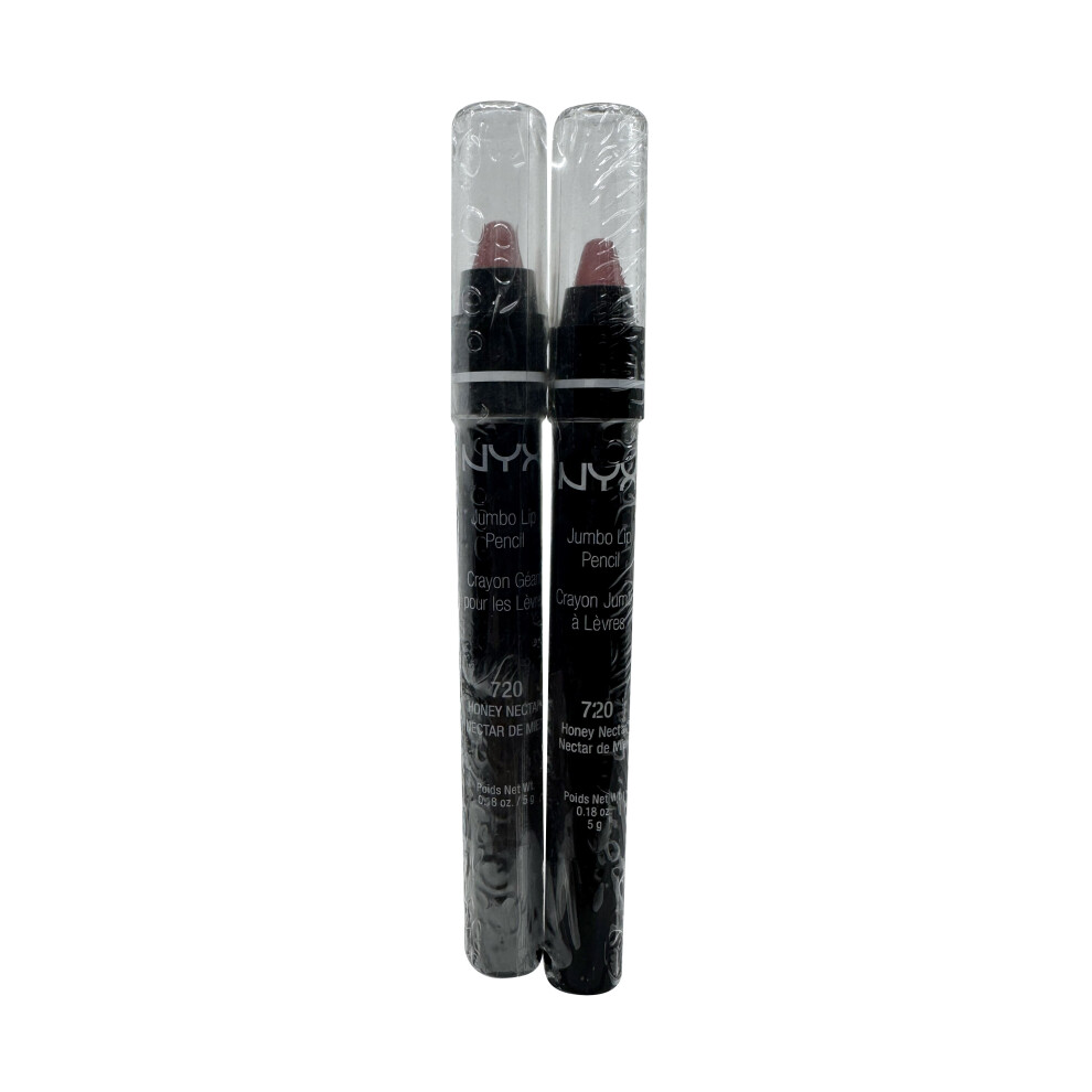 NYX Jumbo Lip Pencil 720 Honey Nectar 0.18 OZ Set of 2