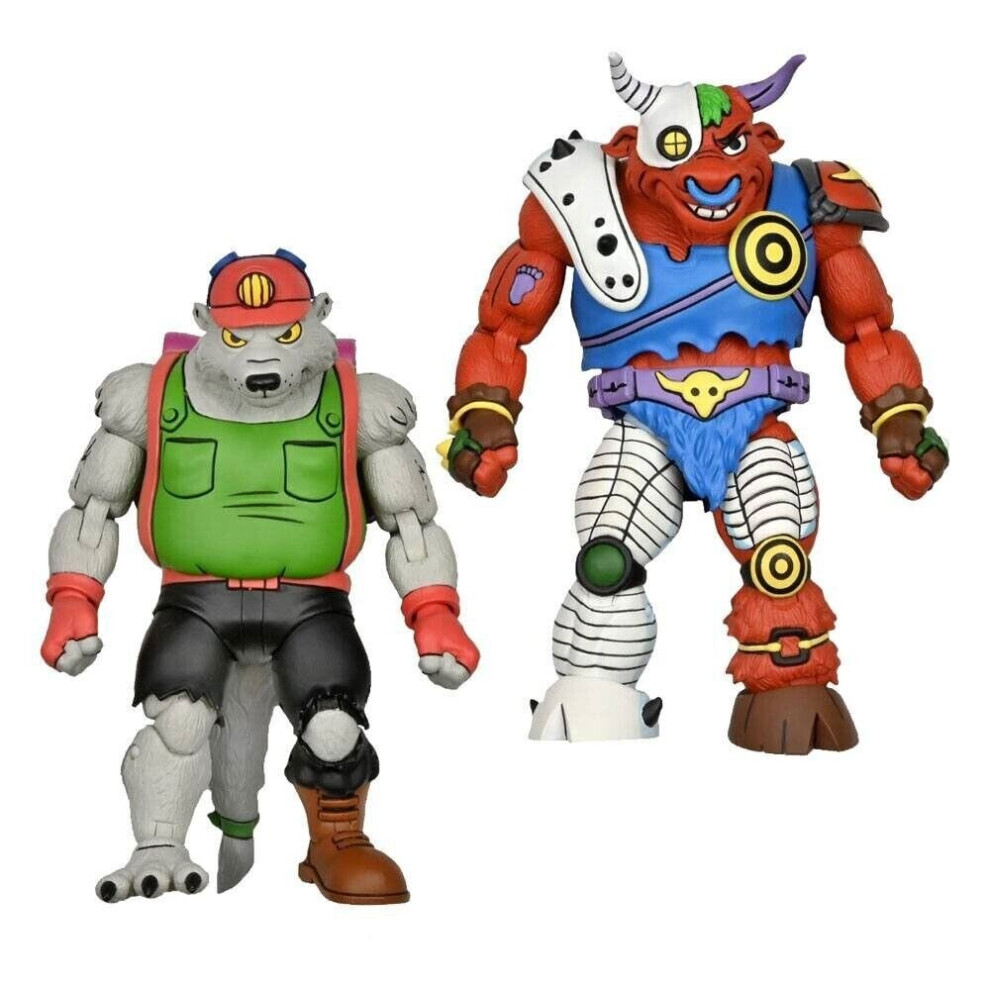 Teenage Mutant Ninja Turtles Dirtbag and Groundchuck 2x Action Figures