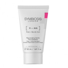 Symbiosis London Rose + Glycolic Acid Rejuvenating Gentle Face Exfoliator 50ml