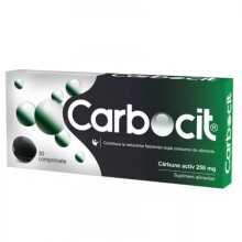 Carbocit, 24 tablets, Biofarm Medicinal charcoal Digestive disorders .