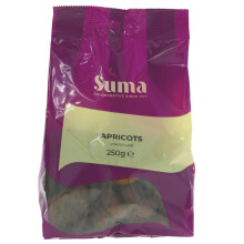 Suma Apricots - unsulphured 250g (Pack of 6)