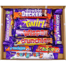 Cadbury Dairy Milk Chocolate Gift Box Hamper, Full Sized Bars