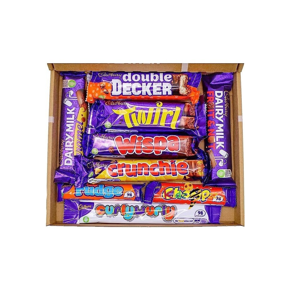 Cadbury Dairy Milk Chocolate Gift Box Hamper, Full Sized Bars