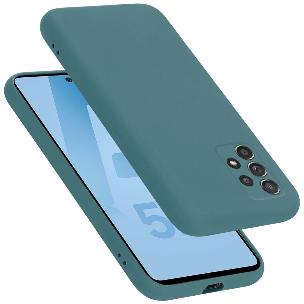 Cadorabo (Liquid ) Case For Samsung Galaxy A52 (4G / 5G) / A52s Cover Protection Tpu Silicone Gel Green