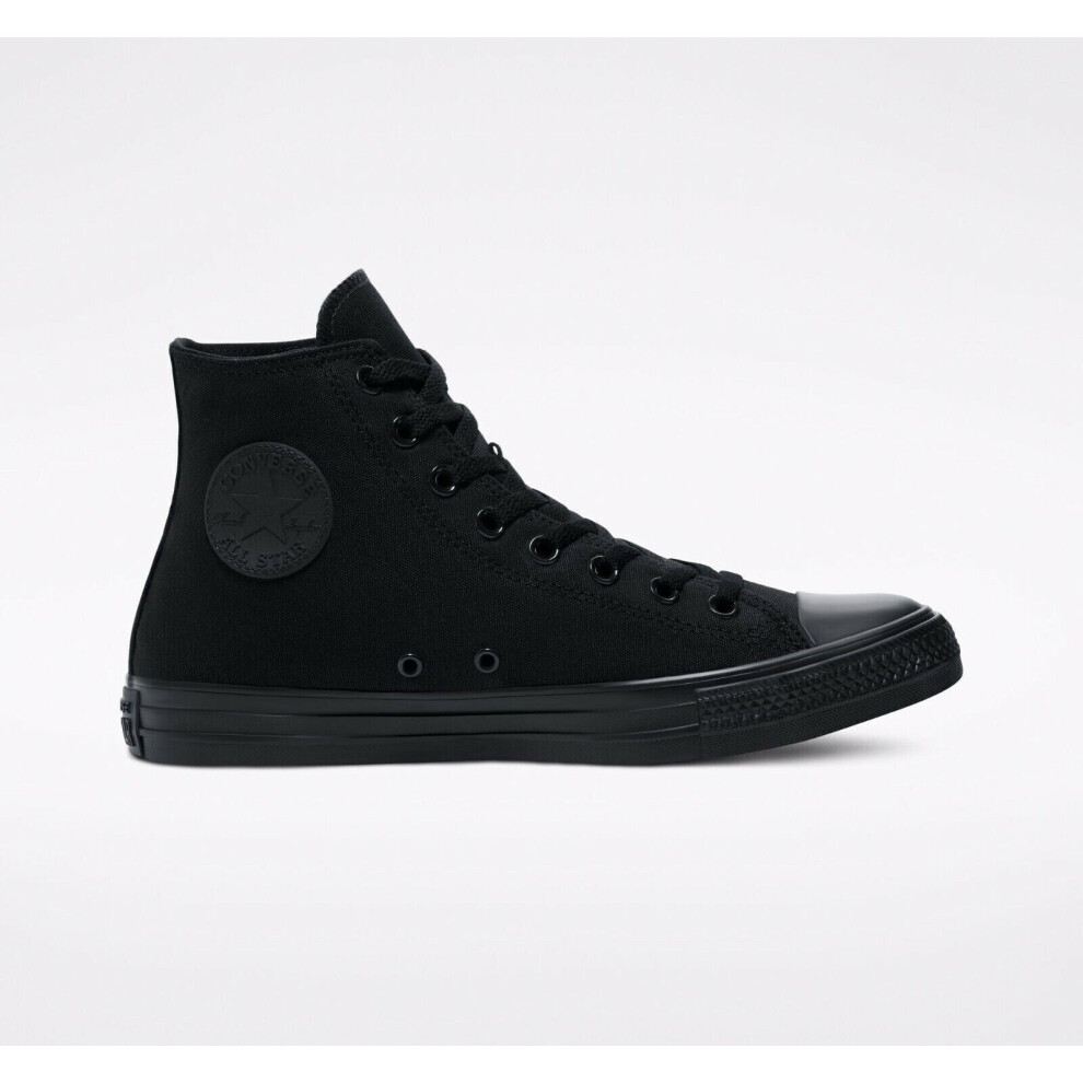 (Black UK 5) Converse All Star Men's High Hi Tops Chuck Taylor