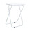 (White) AAMEN Metal Folding Table, Coffee Table For Multi-Purpose 3