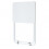 (White) AAMEN Metal Folding Table, Coffee Table For Multi-Purpose 4