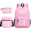 (7) 3pcs Football CR7 Backpack 3D Printe Teens Shoulder Bags 22