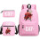 (7) 3pcs Football CR7 Backpack 3D Printe Teens Shoulder Bags 5