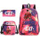 (7) 3pcs Football CR7 Backpack 3D Printe Teens Shoulder Bags 3