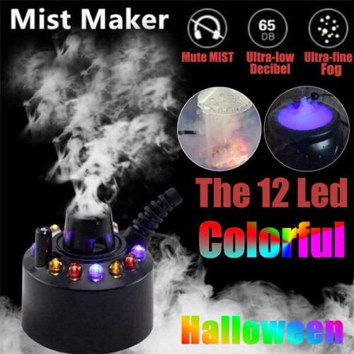 Halloween Witch Pot Smoke Machine Fogger Misting Cauldron Mist Maker Party Prop 2
