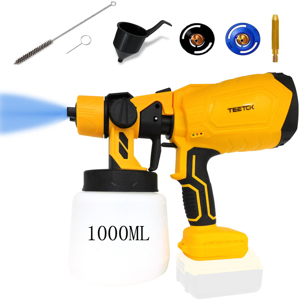 21v Cordless Paint Sprayer Gun Body Only- DeWALT Battery  Compatible