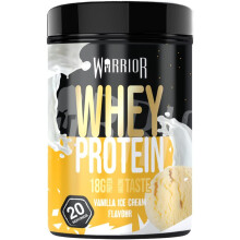 Warrior, Whey - Protein Powder - Packed with 36g of Protein - Low Sugar, and Low Carbs (Vanilla Ice Cream, 500g)