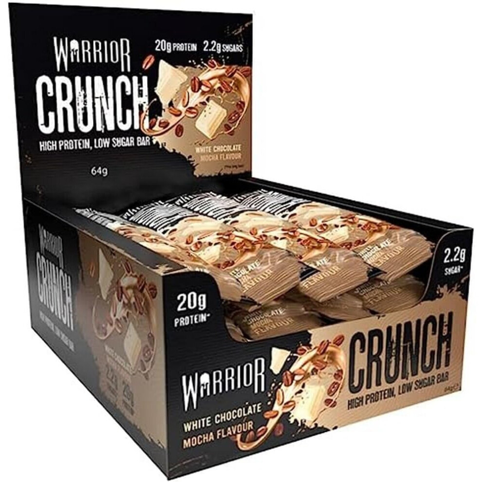 White Choc Mocha Warrior CRUNCH 12 Bars