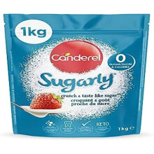 Canderel Sugarly Crunchy Sweetener 1kg VALUE PACK Equivalent to 2kg of Sugar