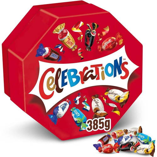 Celebrations Celebrations Chocolate Gift Box, Chocolate Gift, 385g 1